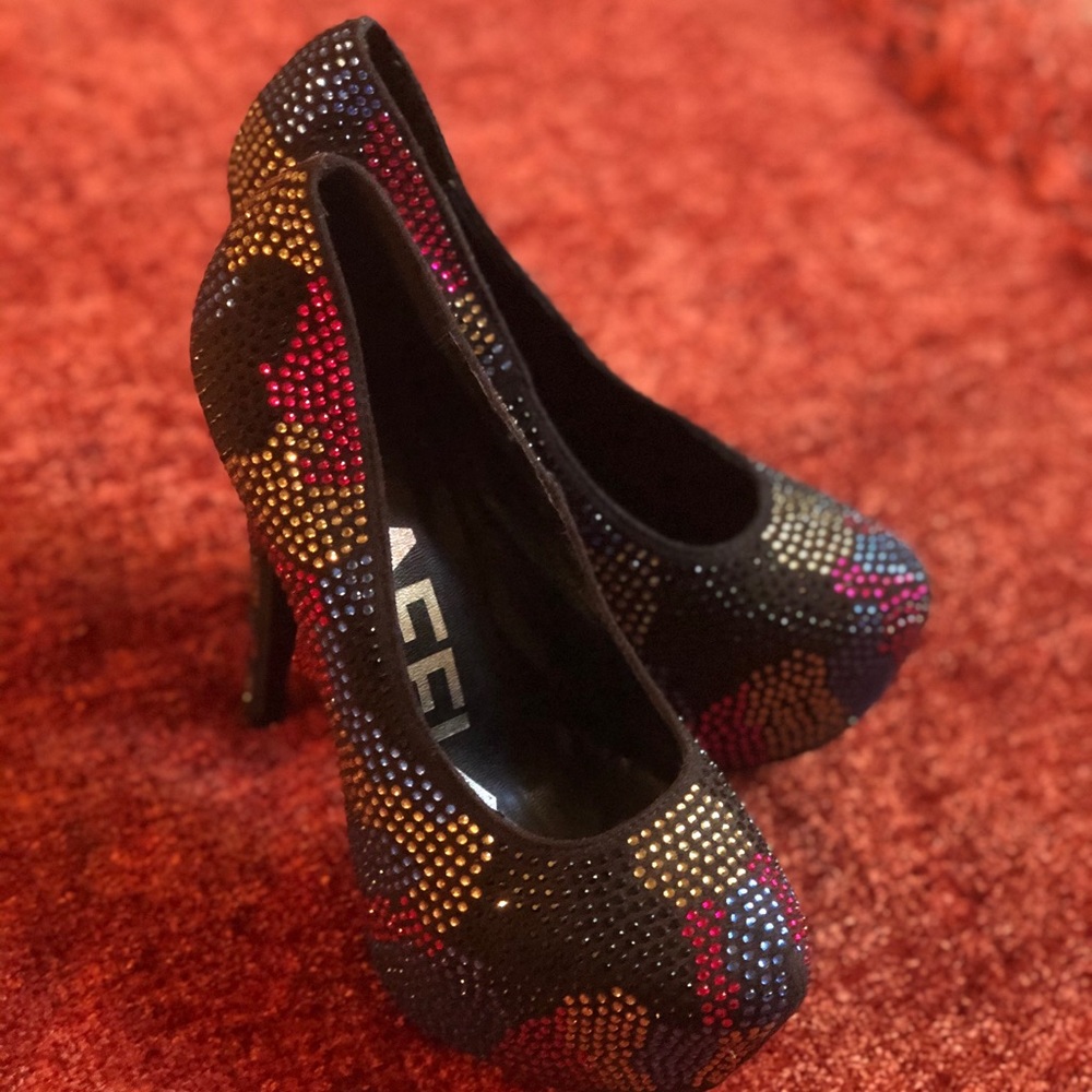 Swarovski Crystal Pumps-Bling Shoes Evening 🤩🤩🤩